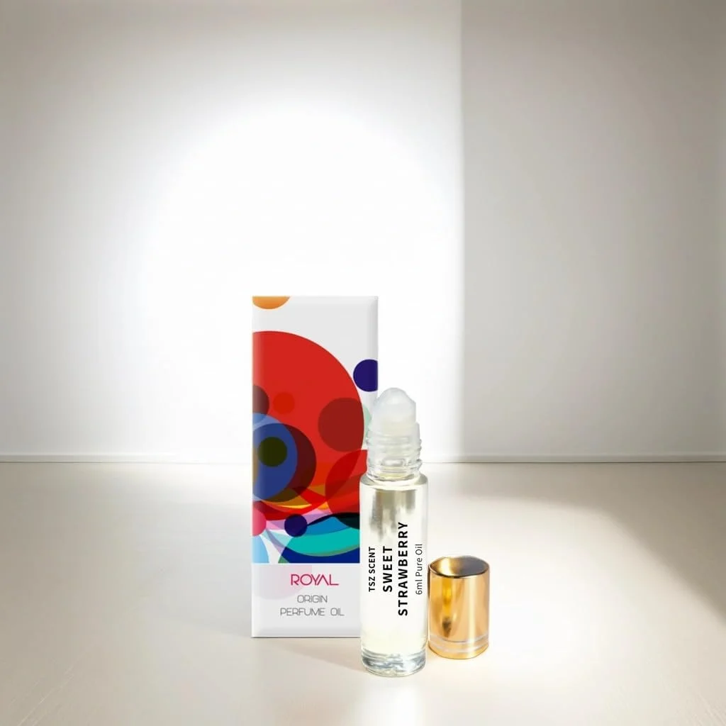 روغن عطر رولی توت فرنگی شیرین TSZ Scent 6 میلی لیتر - رایحه میوه ای و مشک دار ماندگار برای زنان روغن عطر رولی توت فرنگی شیرین TSZ Scent 6 میلی لیتر - رایحه میوه ای و مشک دار ماندگار برای زنان