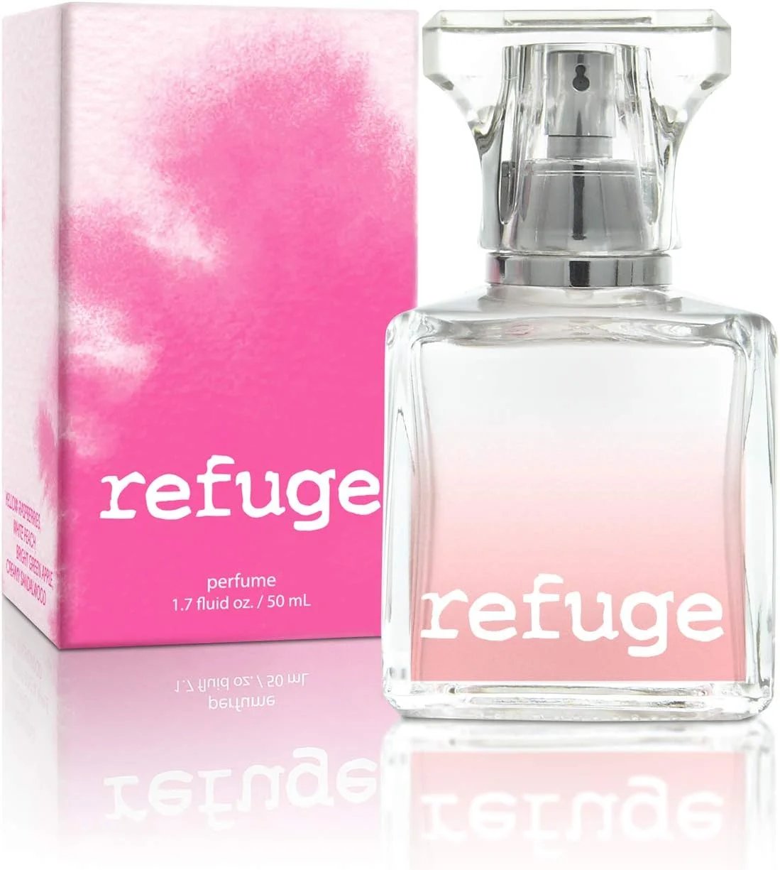 اسپری عطر زنانه ترو فرگرنس بیوتی و شارلوت روسه مدل Refuge - رایحه میوه ای و گلی تازه برای استفاده روزانه، شبانه و مناسبت های خاص - تمشک، هلو، سیب، چوب صندل - 50 میلی لیتر