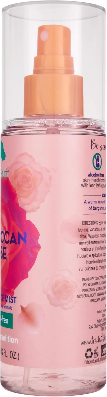 اسپری خوشبو کننده بدن تری هات - رایحه رز مراکشی - 177 میلی لیتر - فرمول آبرسان و بدون الکل - رایحه گرم و گلی با نت های ترنج، رز چای و عنبر اسپری خوشبو کننده بدن تری هات - رایحه رز مراکشی - 177 میلی لیتر - فرمول آبرسان و بدون الکل - رایحه گرم و گلی با نت های ترنج، رز چای و عنبر