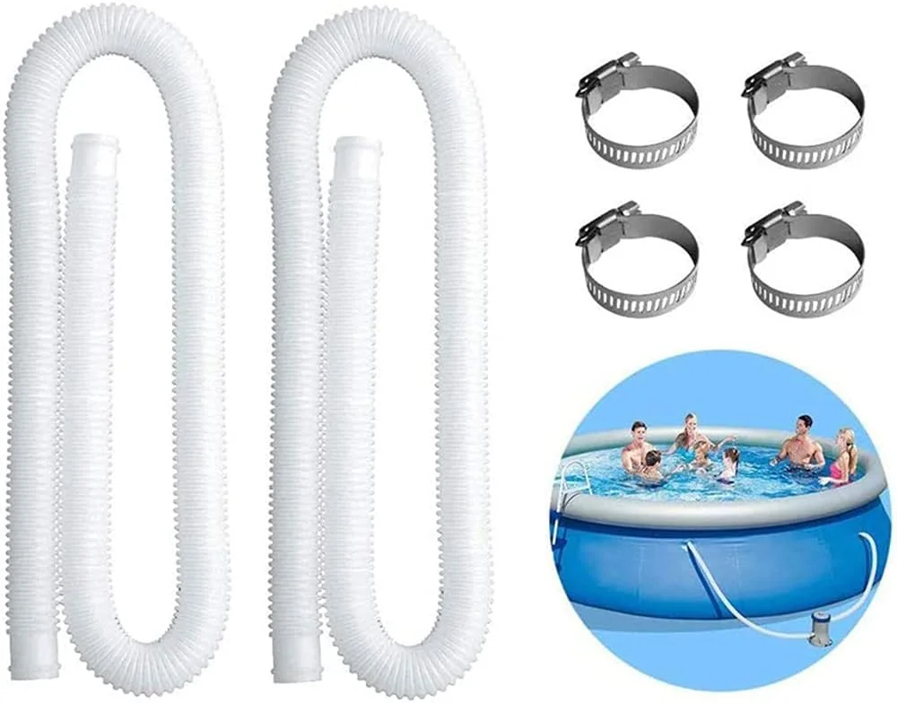 کیت شلنگ جایگزین استخر شنا KASTWAVE، شلنگ جایگزین فیلتر استخر برای استخرهای روی زمین، سازگار با پمپ فیلتر 300 GPH، 330 GPH، 530 GPH و 1000 GPH