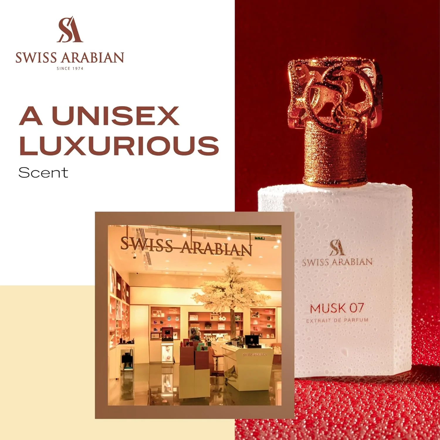 عطر سوییس عربین مشک 07 اکستریت د پرفیوم، 50 میلی لیتر، عطر با کیفیت عالی، رایحه унисекс، گورمند، مشک، عطر ترکیبی لوکس برای زنان و مردان