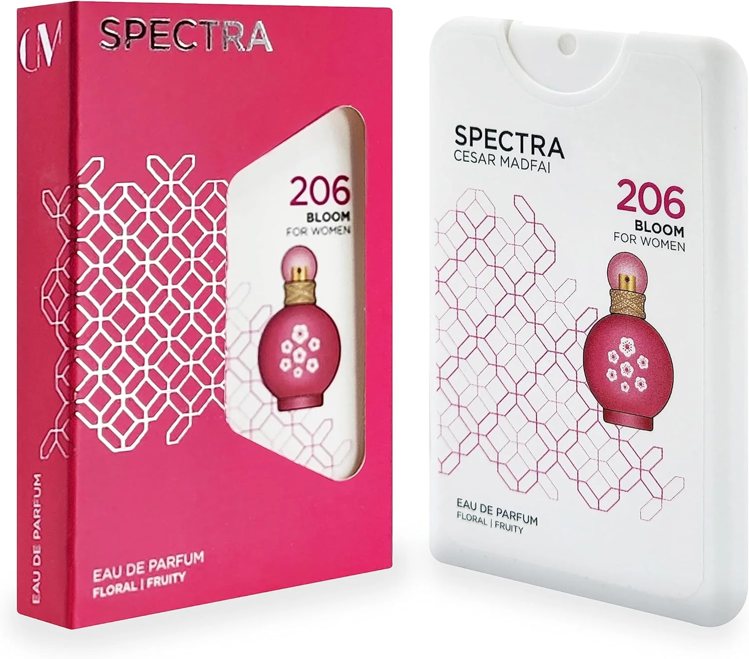 ادکلن جیبی زنانه اسپکترا مدل Pocket 206 Bloom – حجم 18 میلی لیتر