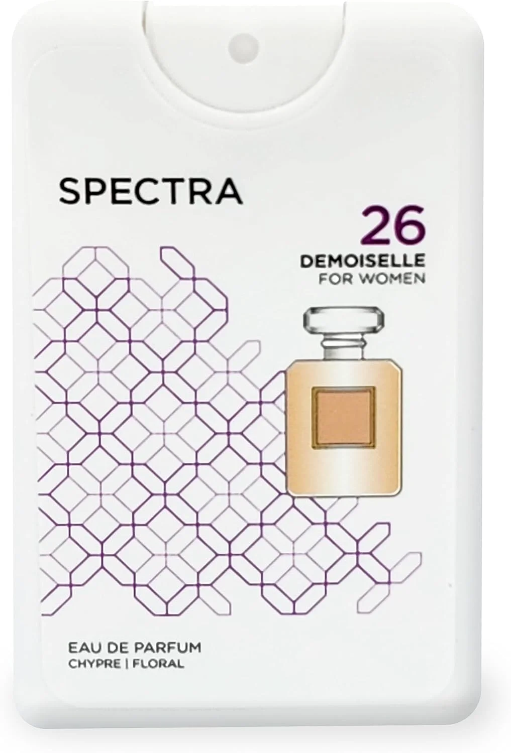 عطر جیبی زنانه اسپکترا پاکت 026 دمویسل - 18 میلی لیتر عطر جیبی زنانه اسپکترا پاکت 026 دمویسل - 18 میلی لیتر