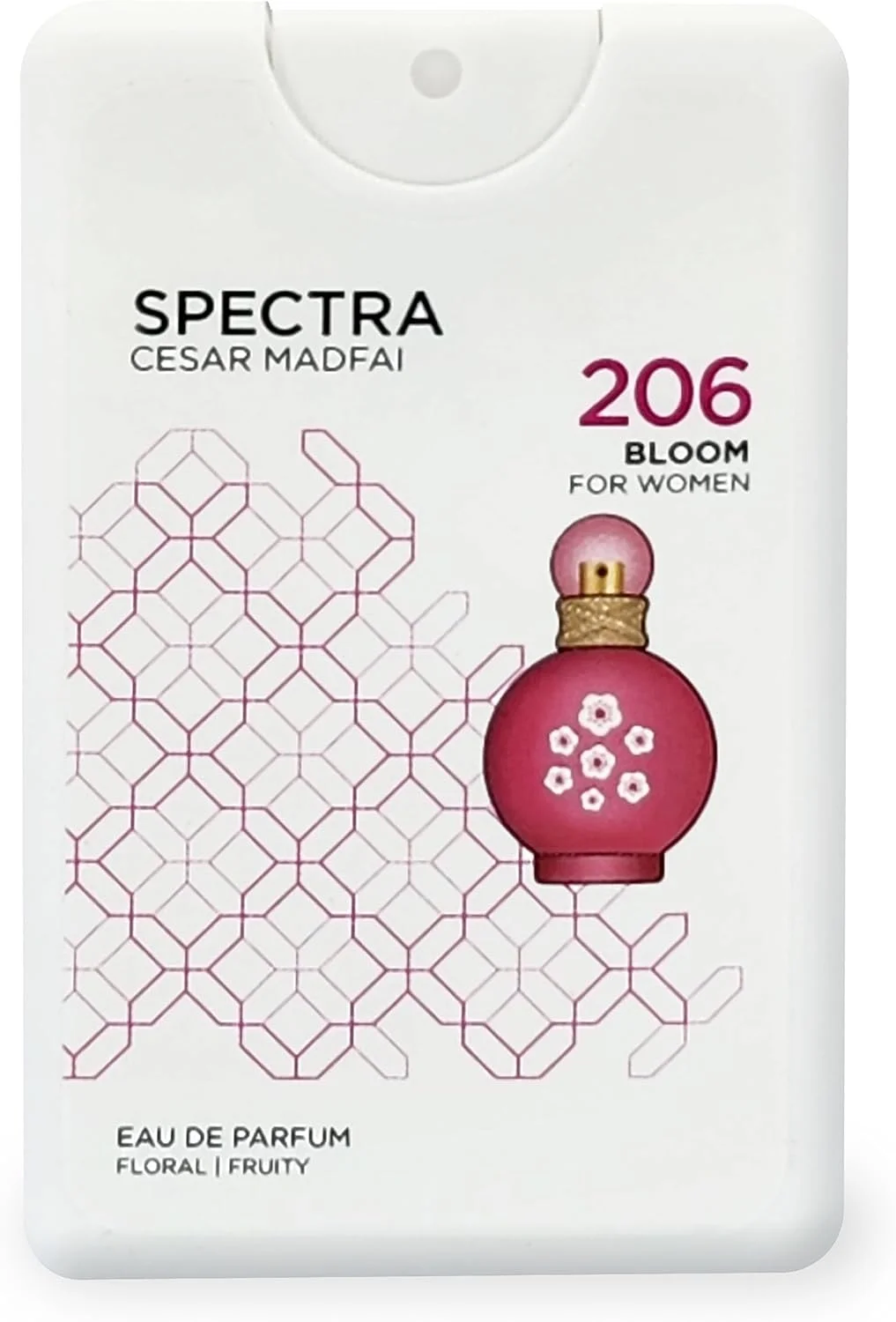 ادکلن جیبی زنانه اسپکترا مدل Pocket 206 Bloom – حجم 18 میلی لیتر