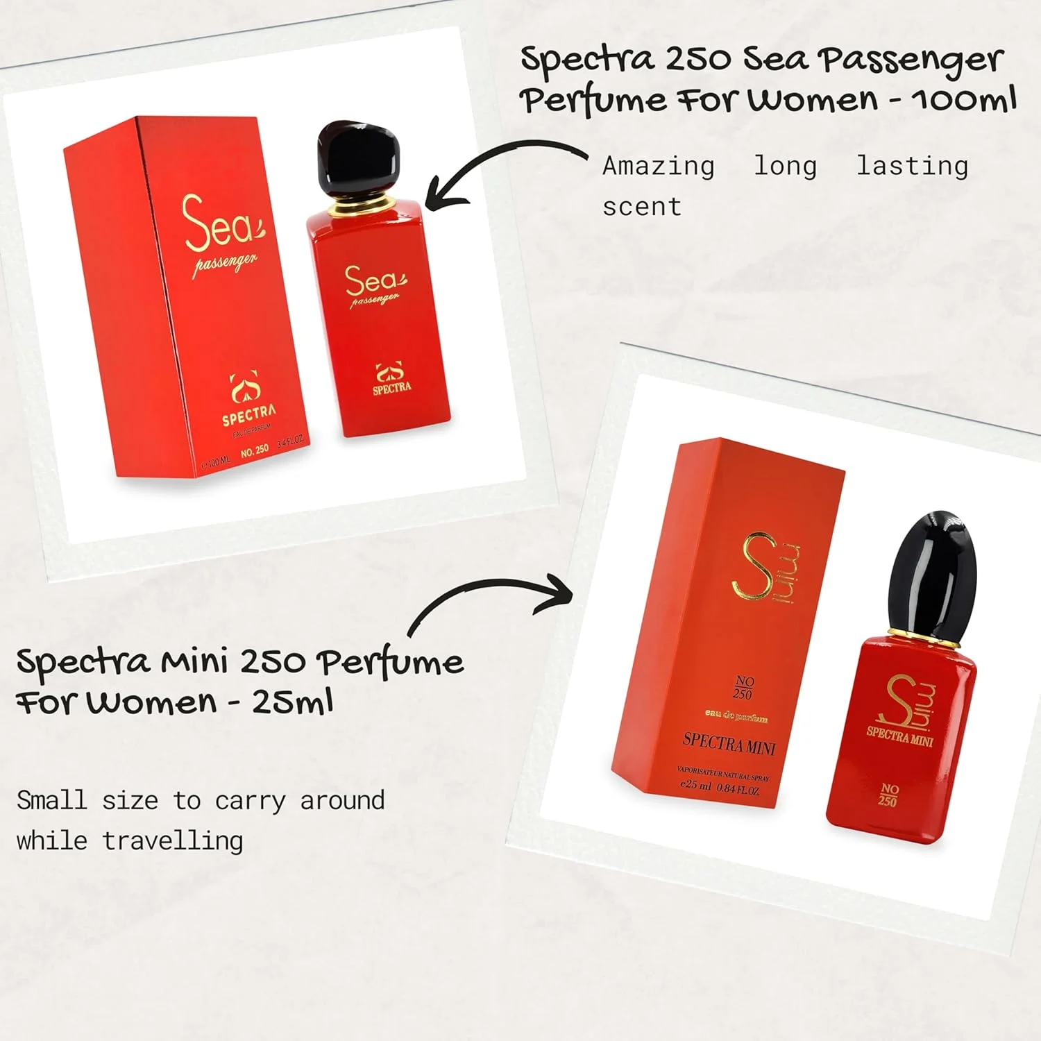 عطر ادو پرفیوم زنانه اسپکترا مینی 250 - 25 میلی لیتر عطر ادو پرفیوم زنانه اسپکترا مینی 250 - 25 میلی لیتر