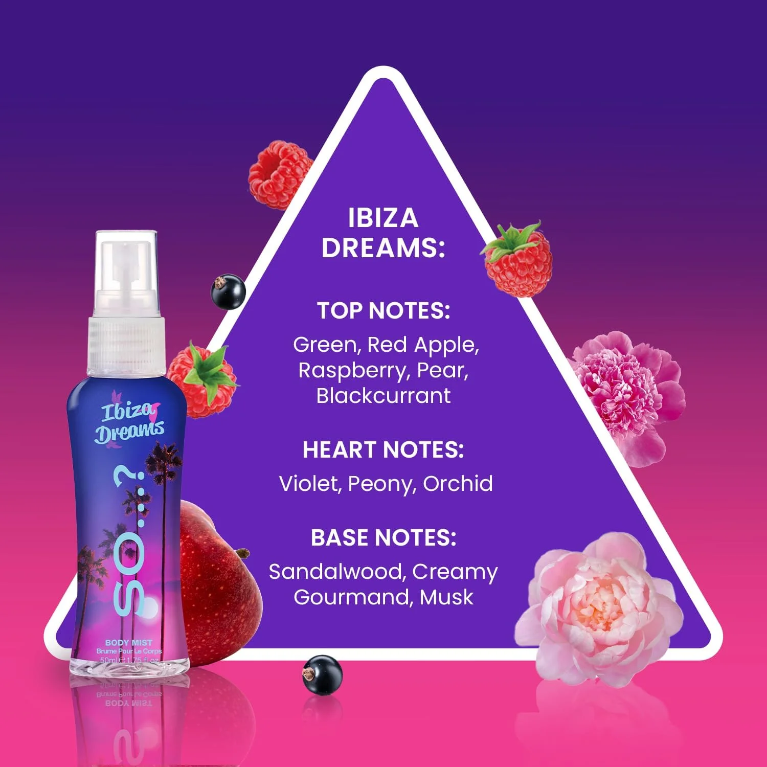 ست هدیه زنانه So…? Escapes، شامل Ibiza Dream، Bali Breeze، Mykonos Nights و Majorca Love، مجموعه اسپری عطر (4 x 50ml) ست هدیه زنانه So…? Escapes، شامل Ibiza Dream، Bali Breeze، Mykonos Nights و Majorca Love، مجموعه اسپری عطر (4 x 50ml)