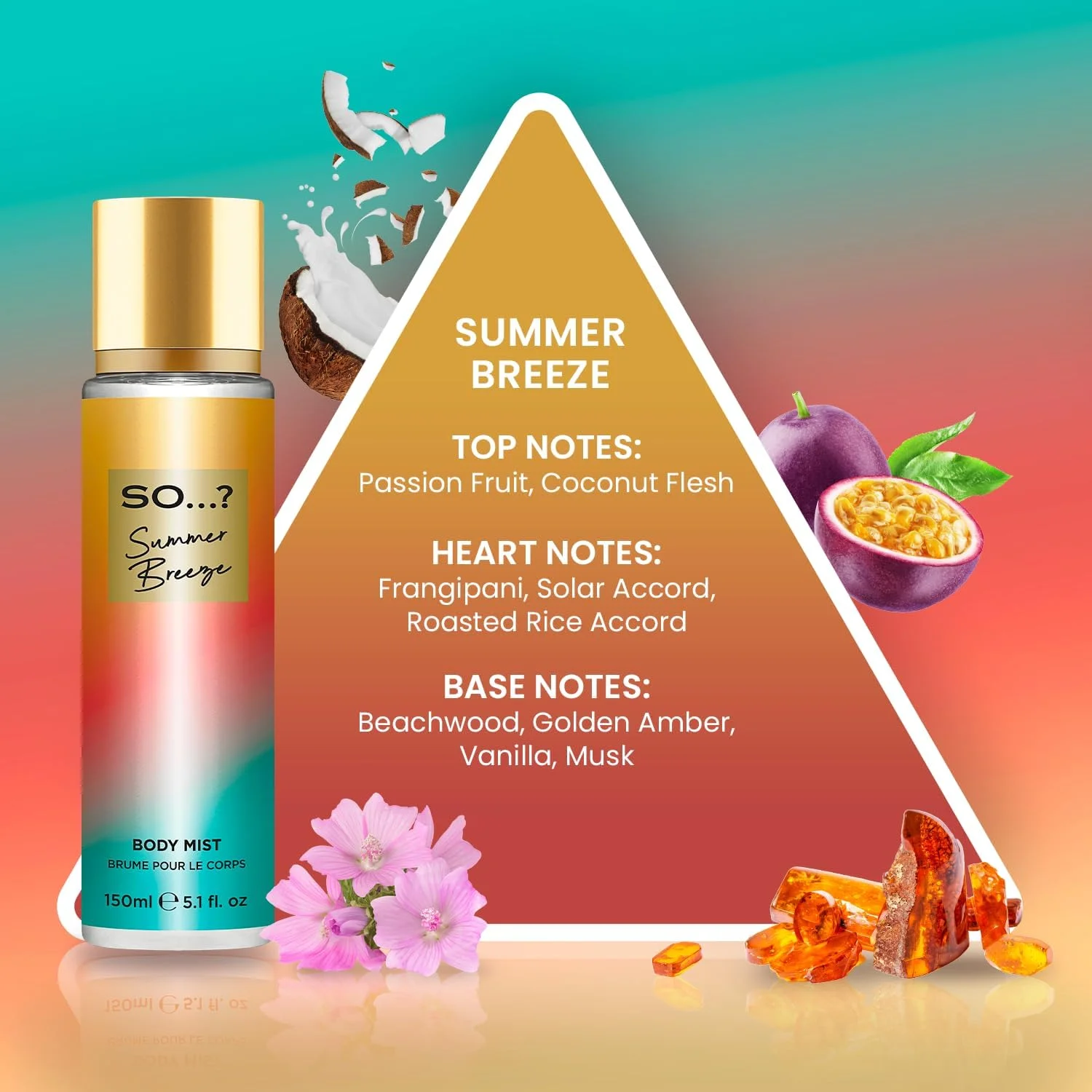 اسپری خوشبو کننده بدن زنانه سو...? You Summer Breeze، 150 میلی لیتر اسپری خوشبو کننده بدن زنانه سو...? You Summer Breeze، 150 میلی لیتر