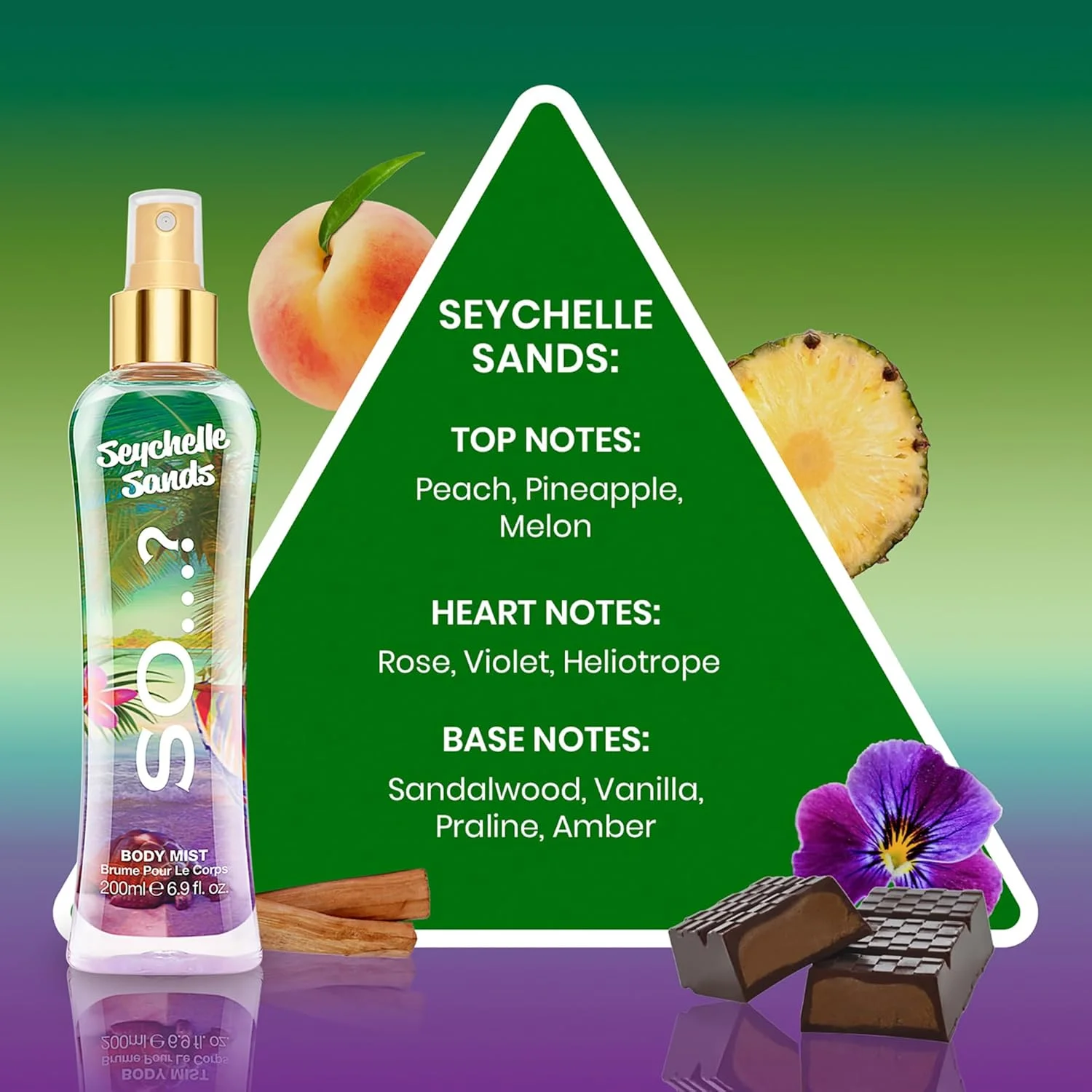 بادی میست زنانه So…? Summer Escapes Seychelles Sand – اسپری خوشبو کننده با رایحه ای با طراوت و عجیب و غریب برای به تصویر کشیدن ذات بهشت، طراوت ماندگار، 200 میلی لیتر بادی میست زنانه So…? Summer Escapes Seychelles Sand – اسپری خوشبو کننده با رایحه ای با طراوت و عجیب و غریب برای به تصویر کشیدن ذات بهشت، طراوت ماندگار، 200 میلی لیتر
