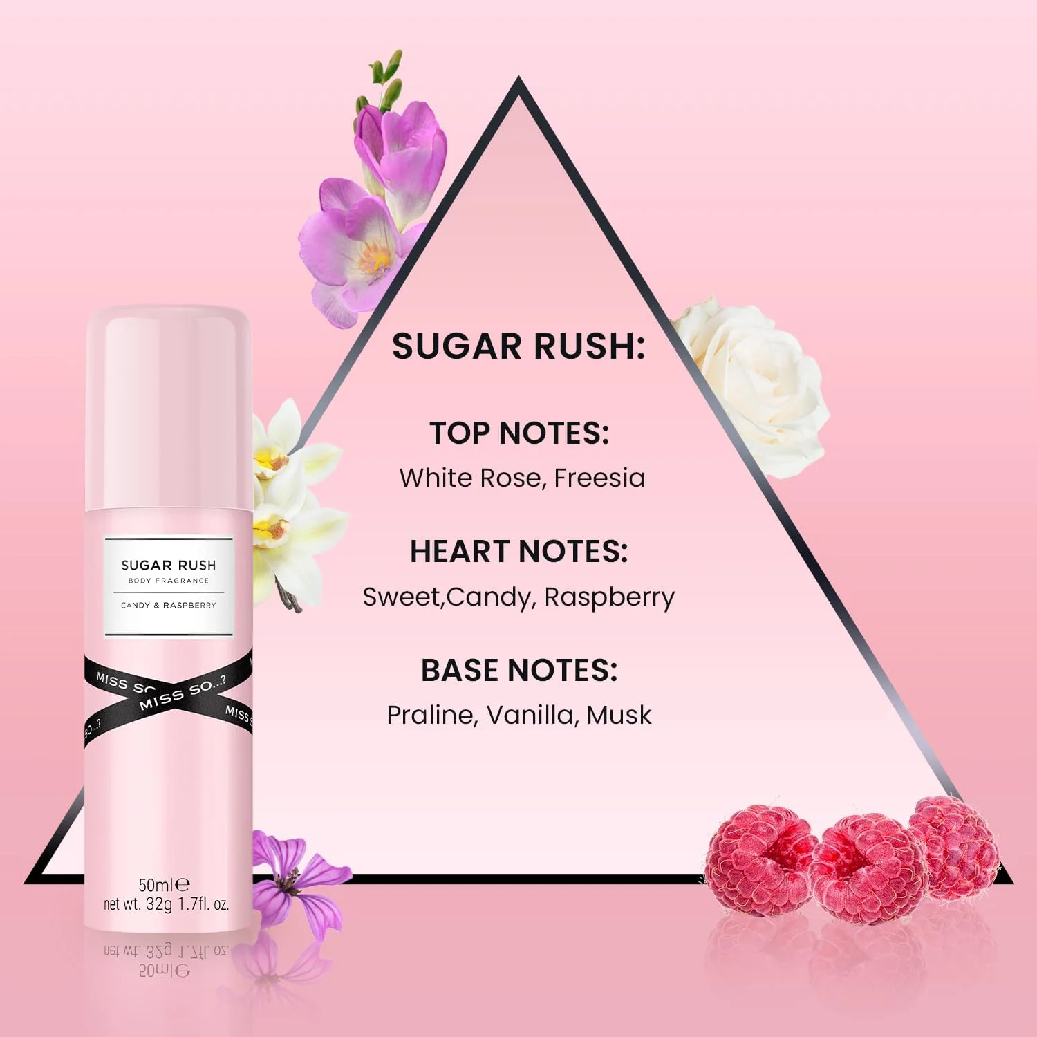 ست هدیه عطر بدن زنانه SO…? Miss So...? Mini Galore 4x50ml