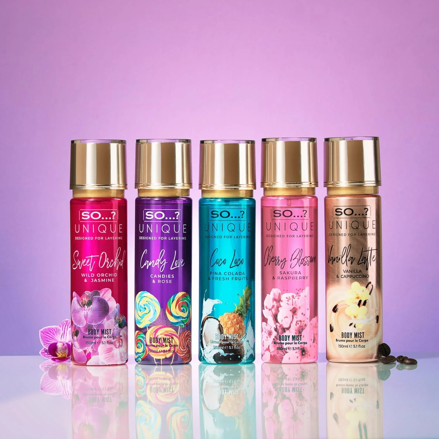 بادی میست زنانه So…? Unique Candy Love – اسپری عطر شیرین و بازیگوش برای زنان، رایحه ماندگار و جذاب، 150 میلی لیتر بادی میست زنانه So…? Unique Candy Love – اسپری عطر شیرین و بازیگوش برای زنان، رایحه ماندگار و جذاب، 150 میلی لیتر