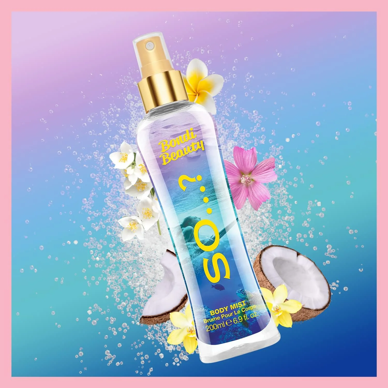 اسپری بدن زنانه So…? Summer Escapes Bondi Beauty – اسپری خوشبو کننده و انرژی بخش برای رایحه ای تازه و درخشان، مناسب برای استفاده روزمره، 200 میلی لیتر اسپری بدن زنانه So…? Summer Escapes Bondi Beauty – اسپری خوشبو کننده و انرژی بخش برای رایحه ای تازه و درخشان، مناسب برای استفاده روزمره، 200 میلی لیتر
