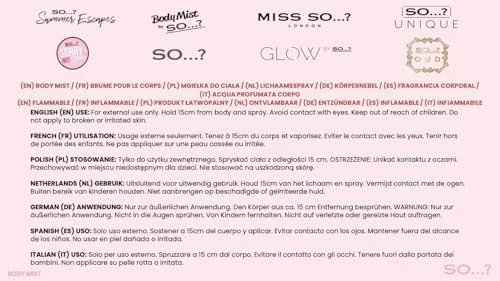اسپری بدن زنانه So…? Summer Escapes Bondi Beauty – اسپری خوشبو کننده و انرژی بخش برای رایحه ای تازه و درخشان، مناسب برای استفاده روزمره، 200 میلی لیتر اسپری بدن زنانه So…? Summer Escapes Bondi Beauty – اسپری خوشبو کننده و انرژی بخش برای رایحه ای تازه و درخشان، مناسب برای استفاده روزمره، 200 میلی لیتر