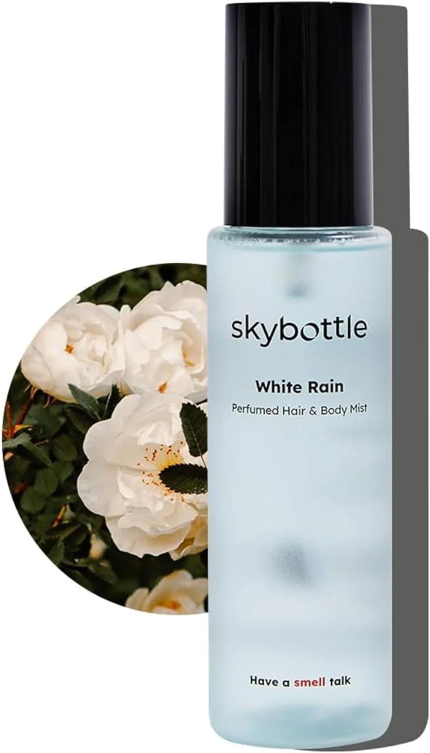 اسپری مو و بدن skybottle، رایحه ماندگار با ترنج و رز سفید، عطر و اسپری بدن سایز مسافرتی، لوازم ضروری بهداشتی برای زنان، 100 میلی لیتر
