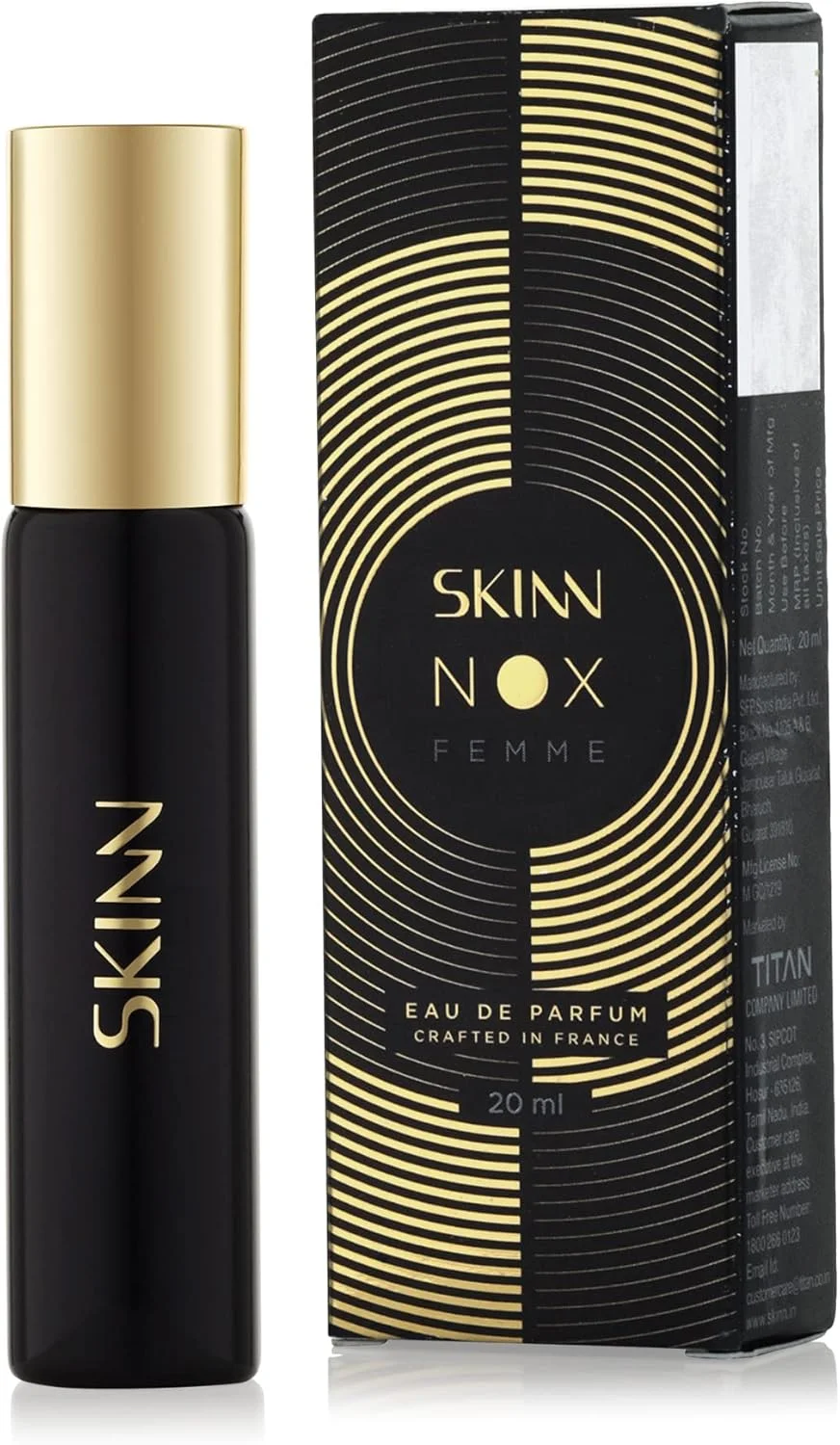 عطر زنانه Skinn By Titan Liquid Nox Femme 20Ml - رایحه گلی ادو پرفیوم - ساخت فرانسه
