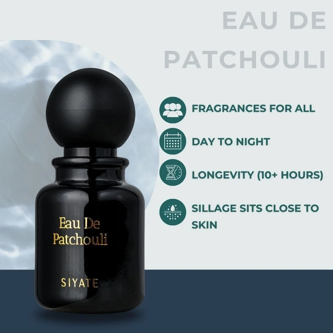 ادکلن سیاته Eau De Patchouli - رایحه مشک برای بزرگسالان | حلال، وگان، بدون الکل، پایه آب و روغن، ایمن برای بارداری، بدون تست حیوانی | مناسب برای انواع پوست | برای بدن، لباس و مو | 30 میلی لیتر ادکلن سیاته Eau De Patchouli - رایحه مشک برای بزرگسالان | حلال، وگان، بدون الکل، پایه آب و روغن، ایمن برای بارداری، بدون تست حیوانی | مناسب برای انواع پوست | برای بدن، لباس و مو | 30 میلی لیتر