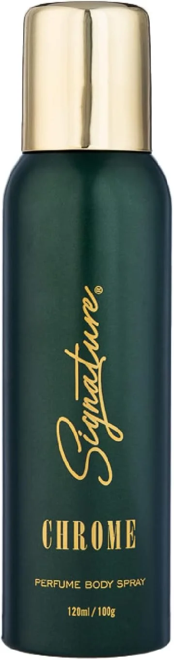 دئودورانت زنانه سیگنچر کروم با رایحه معطر و تند، ماندگاری طولانی، بسته ترکیبی 3 عددی (120 میلی لیتر x 3) دئودورانت زنانه سیگنچر کروم با رایحه معطر و تند، ماندگاری طولانی، بسته ترکیبی 3 عددی (120 میلی لیتر x 3)