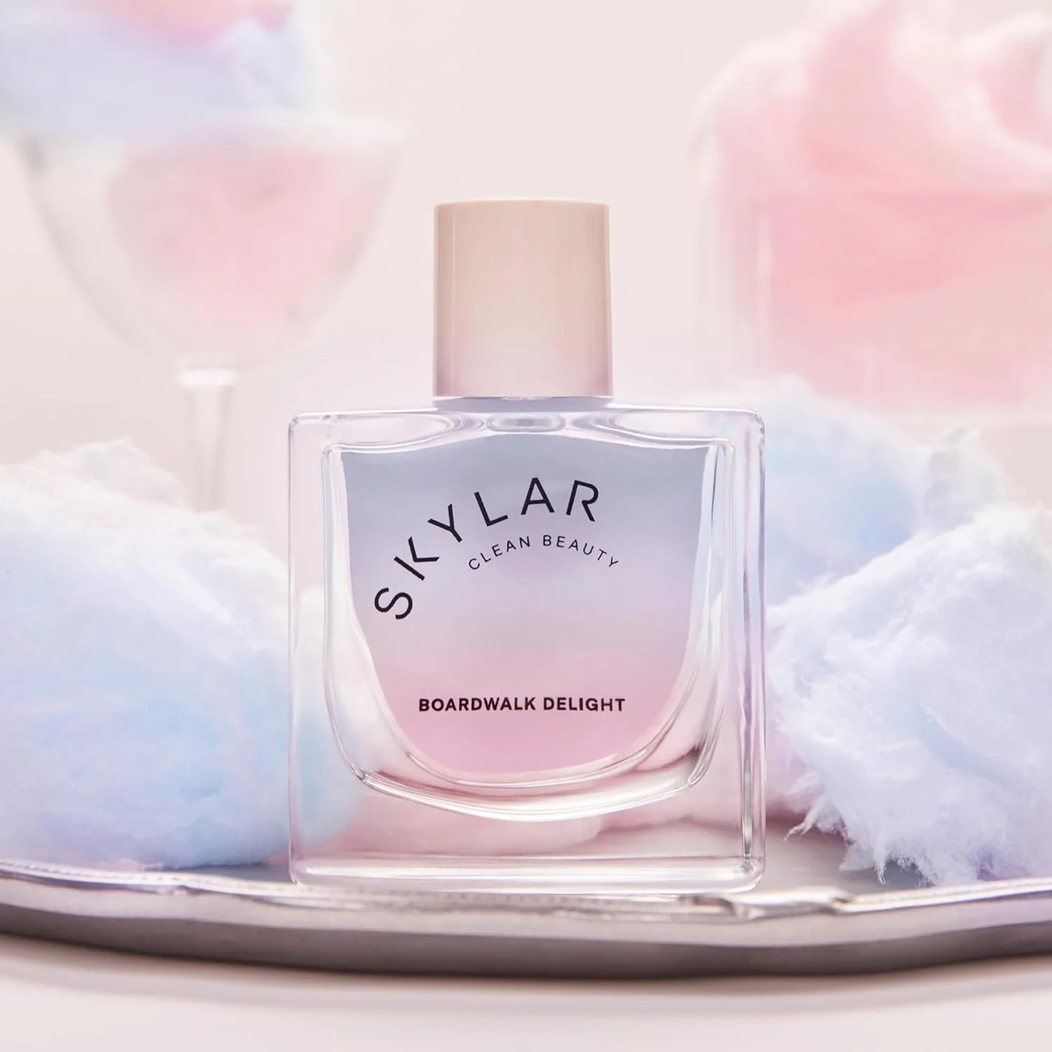 ادو پرفیوم اسکایلار Boardwalk Delight - عطر ضد حساسیت و پاکیزه برای زنان و مردان، وگان و ایمن برای پوست های حساس - رایحه های پشمک، وانیل و شیر نارگیل - 50 میلی لیتر / 1.7 اونس مایع