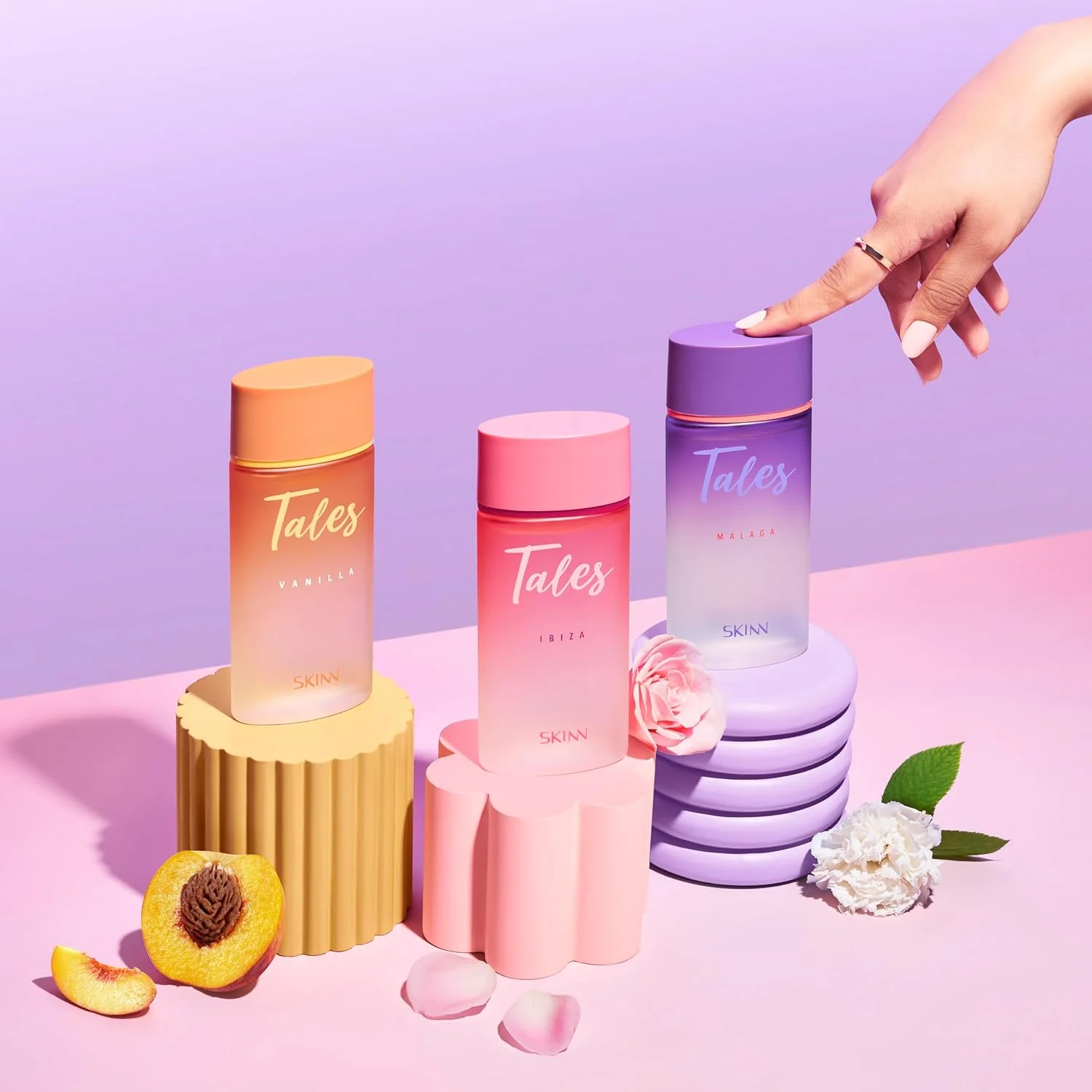 ادو پرفیوم زنانه روزانه و ماندگار Skinn by Titan Tales Ibiza - 100 میلی لیتر | عطر زنانه | عطر ممتاز | عطر زنانه | هدیه برای زنان