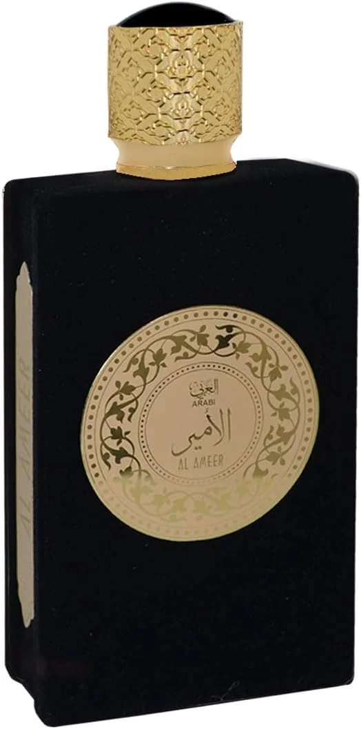 عطر شیخ سعید ARABI AL AMEER زنانه و مردانه ادو پرفیوم 100 میلی لیتر - عطر شرقی یونیسکس، رایحه ماندگار با نت های کهربایی و چوبی