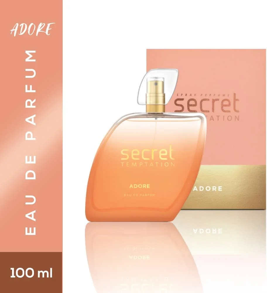 ادو پرفیوم زنانه سیکرت تمپتیشن مدل Adore، ماندگاری طولانی، مناسب استفاده روزانه در محیط کار، بسته 2 عددی (100 میلی لیتر)
