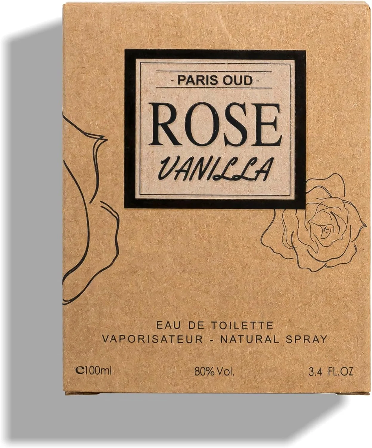 عطر زنانه شیخ سعید پاریس عود رز و وانیل ادو پرفیوم 100 میلی لیتر - رایحه گلی شرقی، ماندگاری طولانی با نت های مشک و چوب