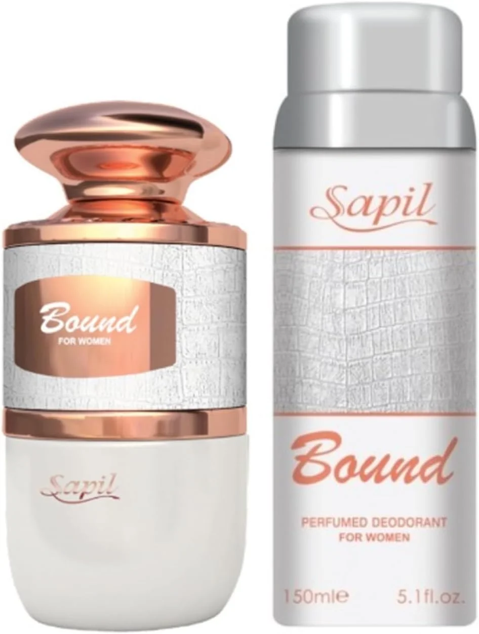 ست ادو پرفیوم زنانه ساپیل مدل Bound حجم 100 میلی لیتر به همراه اسپری دئودورانت 150 میلی لیتر