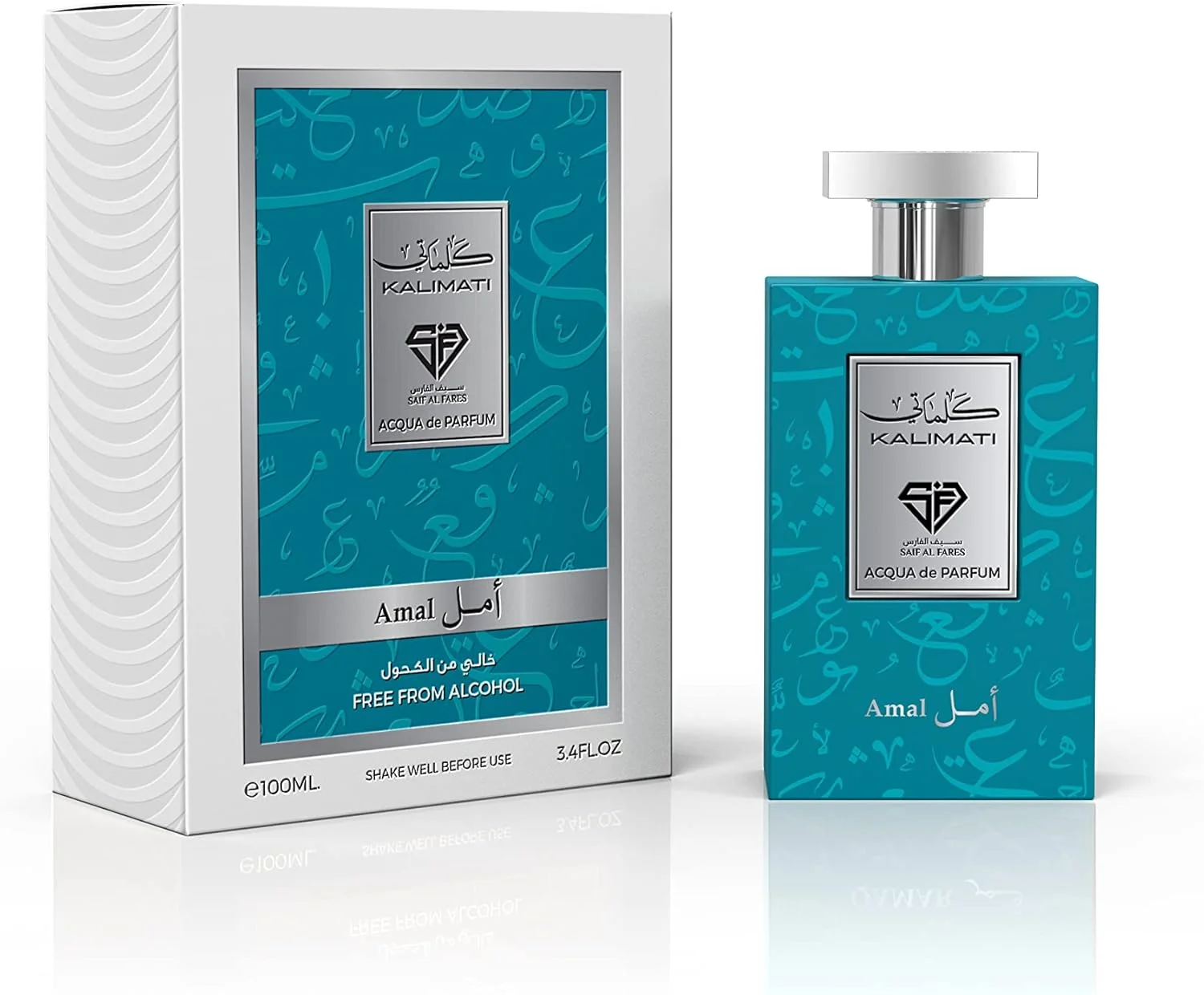 عطر کلمات امل سیف الفارس | اسپری بدون الکل ماندگاری طولانی униsex | نت های ابتدایی لیمو پرتقال و میوه گل ساعتی | بادی میست معطر و تازه با رایحه لوکس | 100 میلی لیتر
