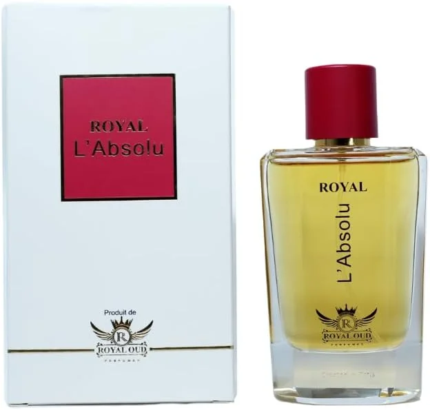 ادکلن زنانه رویال عود مدل L'Absolu - رایحه مرکباتی، ادویه ای و شیرین، عطر لوکس از دبی (80 میلی لیتر)