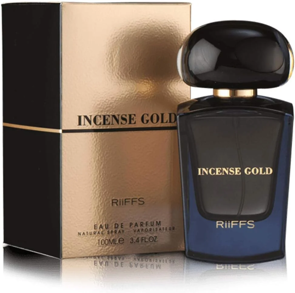 ادو پرفیوم طلایی عود مردانه و زنانه RiiFFS Incense Gold حجم 100 میلی لیتر