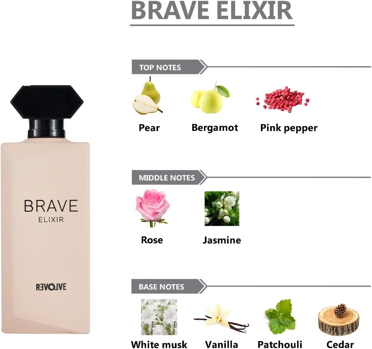 ادو پرفیوم زنانه REVOLVE Brave Elixir - 100 میلی لیتر | عطر ممتاز و ماندگار | رایحه لوکس | مناسب برای کار، مجالس و مناسبت های خاص ادو پرفیوم زنانه REVOLVE Brave Elixir - 100 میلی لیتر | عطر ممتاز و ماندگار | رایحه لوکس | مناسب برای کار، مجالس و مناسبت های خاص