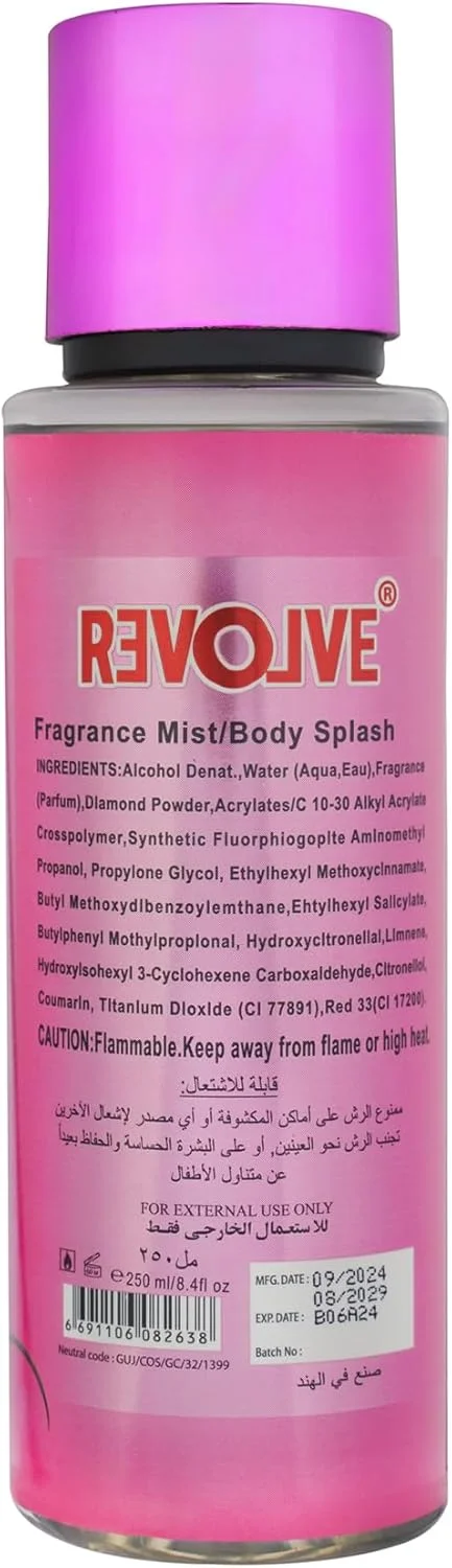 اسپری بدن زنانه REVOLVE با رایحه توت های تازه - 250 میلی لیتر | رایحه ای ترد از توت با ته مایه ای از مرکبات | عطری تمیز و شاداب برای طراوت در تمام طول روز اسپری بدن زنانه REVOLVE با رایحه توت های تازه - 250 میلی لیتر | رایحه ای ترد از توت با ته مایه ای از مرکبات | عطری تمیز و شاداب برای طراوت در تمام طول روز