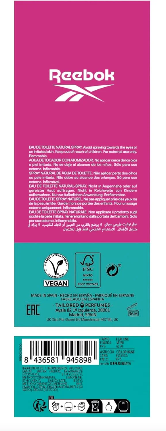 عطر زنانه ریباک Inspire Your Mind ادو تویلت 100 میلی لیتر، رایحه ای احساسی و زنانه عطر زنانه ریباک Inspire Your Mind ادو تویلت 100 میلی لیتر، رایحه ای احساسی و زنانه