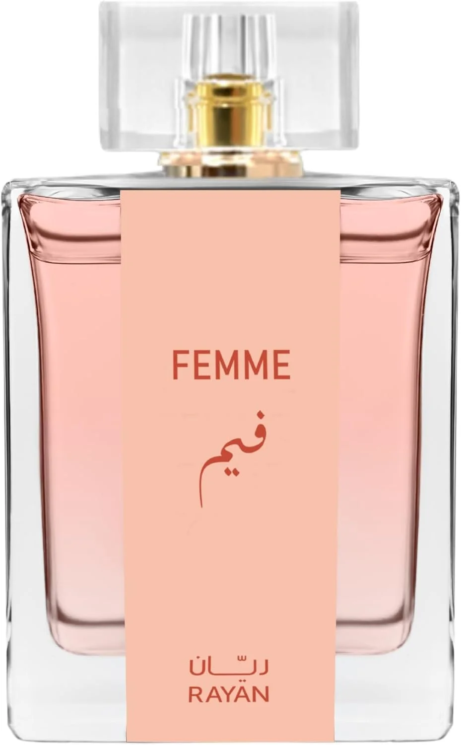 ادکلن زنانه رایان Femme - ادو پرفیوم عربی ماندگار، 100 میلی لیتر (3.34 fl oz)، باغ گل با شهد شیرین، تمشک، ترنج، رز می، یاس، عنبر - هدیه ای ایده آل برای رمضان و عید