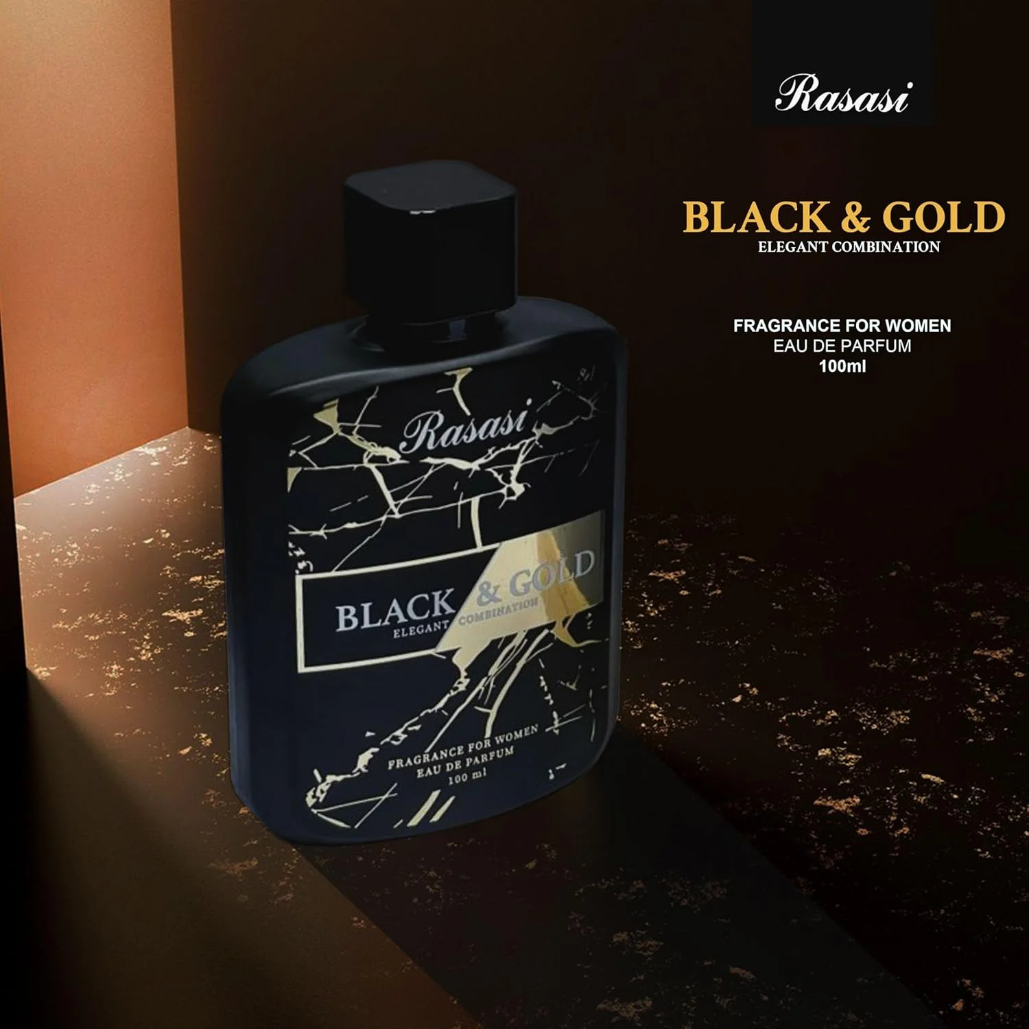 عطر زنانه رصاصی بلک اند گلد - ادو پرفیوم 100 میلی لیتر عطر زنانه رصاصی بلک اند گلد - ادو پرفیوم 100 میلی لیتر