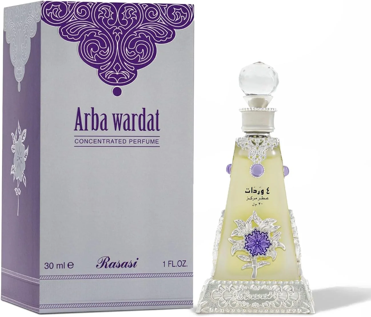 عطر روغنی عربی غلیظ رصاصی - آربا واردات - 30 میلی لیتر
