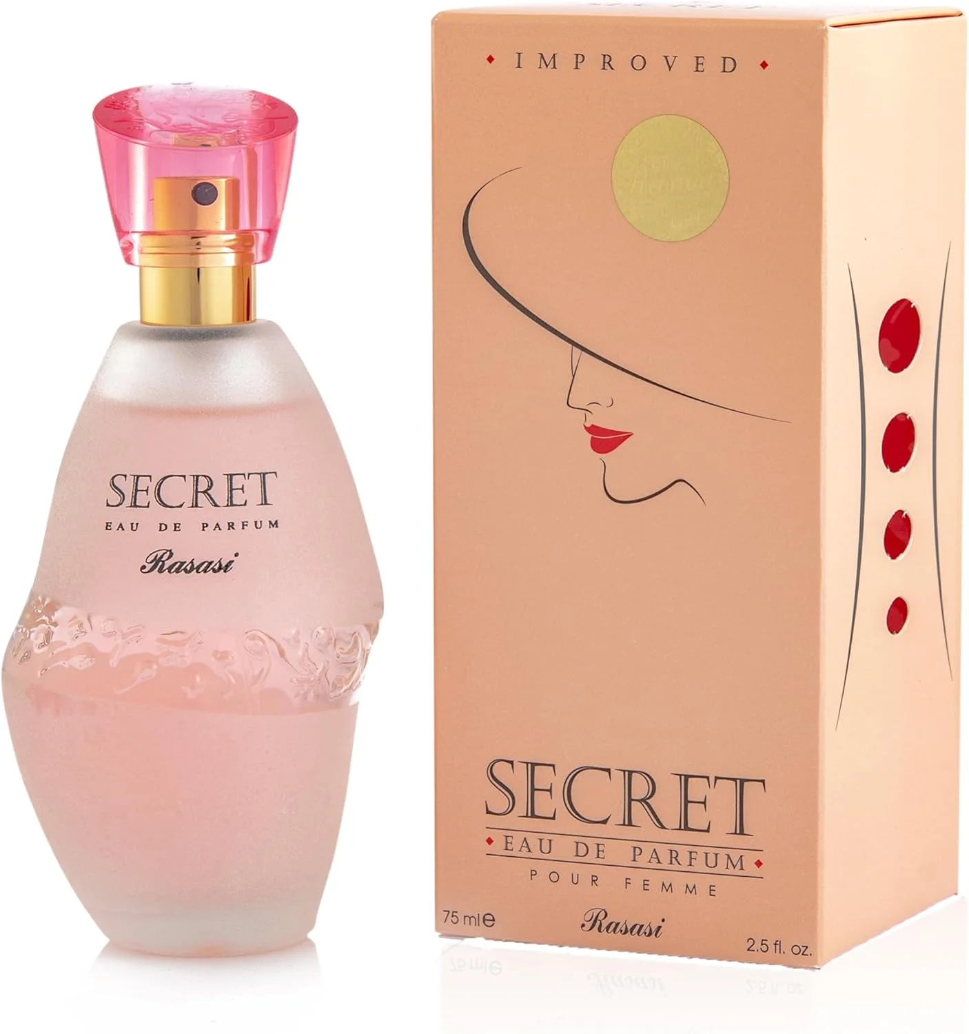 عطر زنانه رصاصی سکرت ادو پرفیوم 75 میلی لیتر