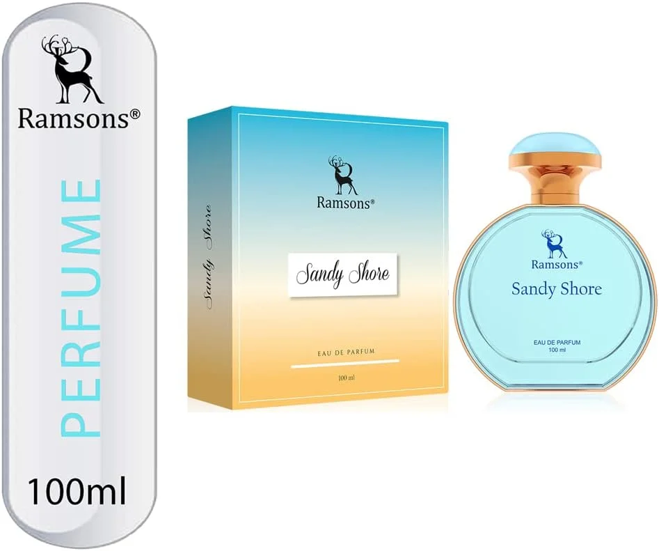 عطر زنانه رامسونز Sandy Shore Jasmine Eau De Parfum - 100 میلی لیتر | اسپری عطر ممتاز با ماندگاری طولانی