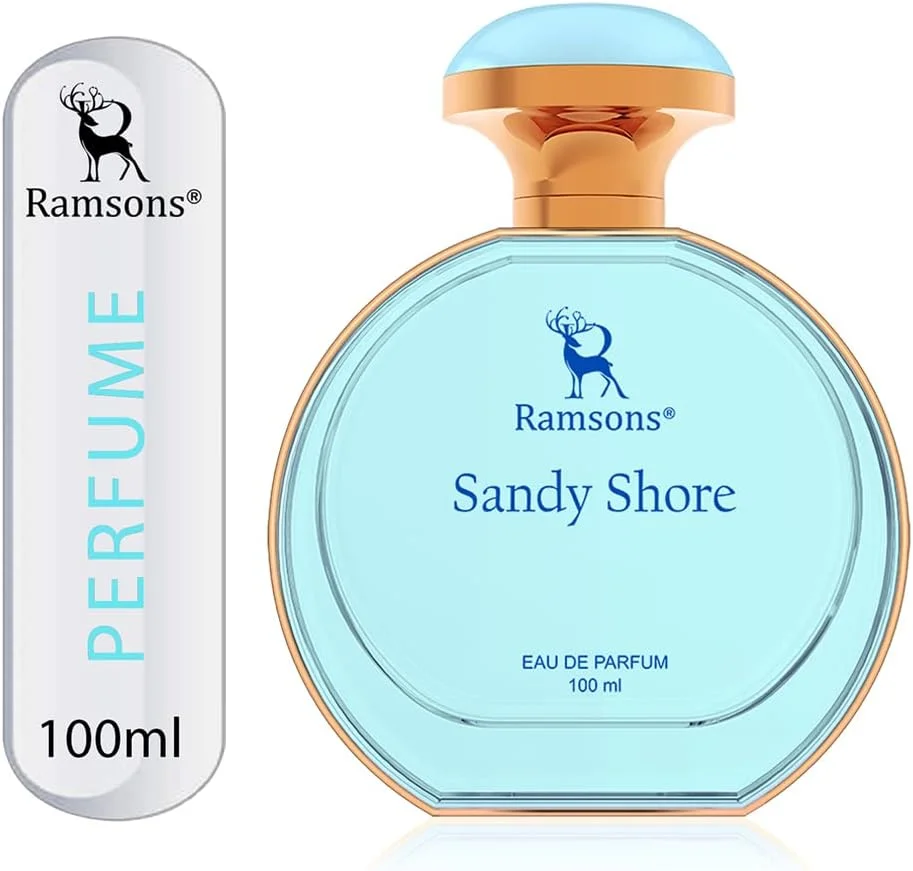 عطر زنانه رامسونز Sandy Shore Jasmine Eau De Parfum - 100 میلی لیتر | اسپری عطر ممتاز با ماندگاری طولانی