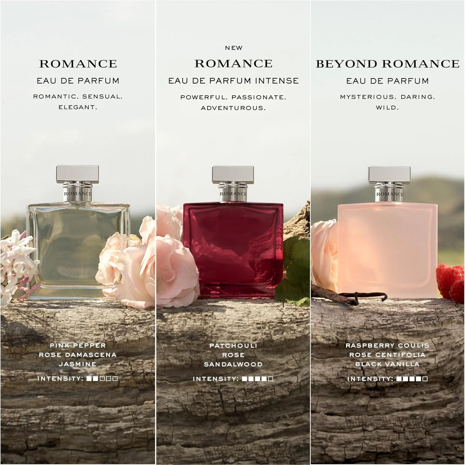 عطر زنانه رالف لورن Romance Eau de Parfum Intense 100 میلی لیتر، گلی و چوبی عطر زنانه رالف لورن Romance Eau de Parfum Intense 100 میلی لیتر، گلی و چوبی