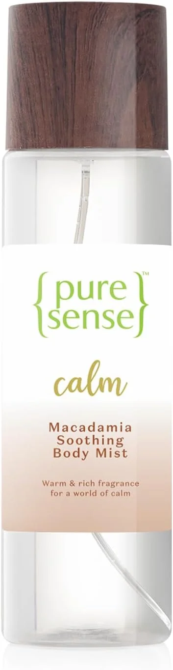 اسپری بدن آرامش بخش ماکادمیا PureSense، عطر ماندگار، عطر زنانه | افزایش دهنده فوری خلق و خو | بدون تست حیوانی | 150 میلی لیتر