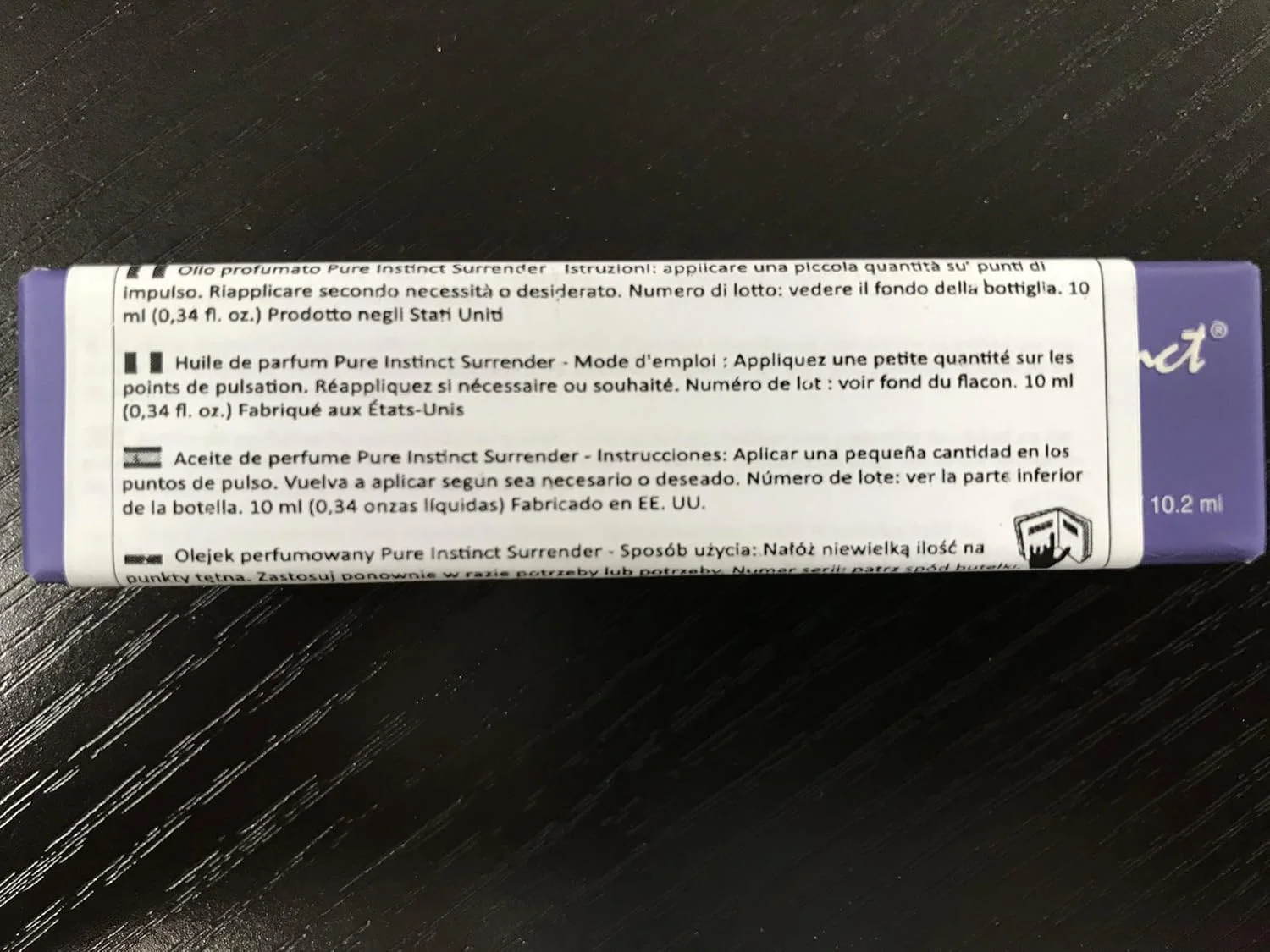 روغن بدن غلتکی Pure Instinct Surrender با فرمول اصلی فرمونی، عطر ادو پرفیوم زنانه مناسب سفر (10.2 میلی لیتر / 0.34 اونس) روغن بدن غلتکی Pure Instinct Surrender با فرمول اصلی فرمونی، عطر ادو پرفیوم زنانه مناسب سفر (10.2 میلی لیتر / 0.34 اونس)