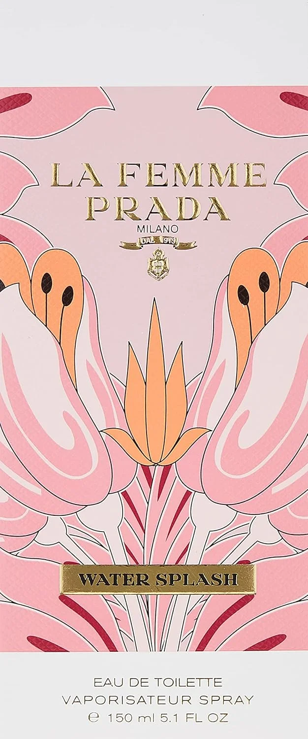ادکلن زنانه پرادا La Femme Water Spalsh Eau de Toilette، 150 میلی لیتر ادکلن زنانه پرادا La Femme Water Spalsh Eau de Toilette، 150 میلی لیتر