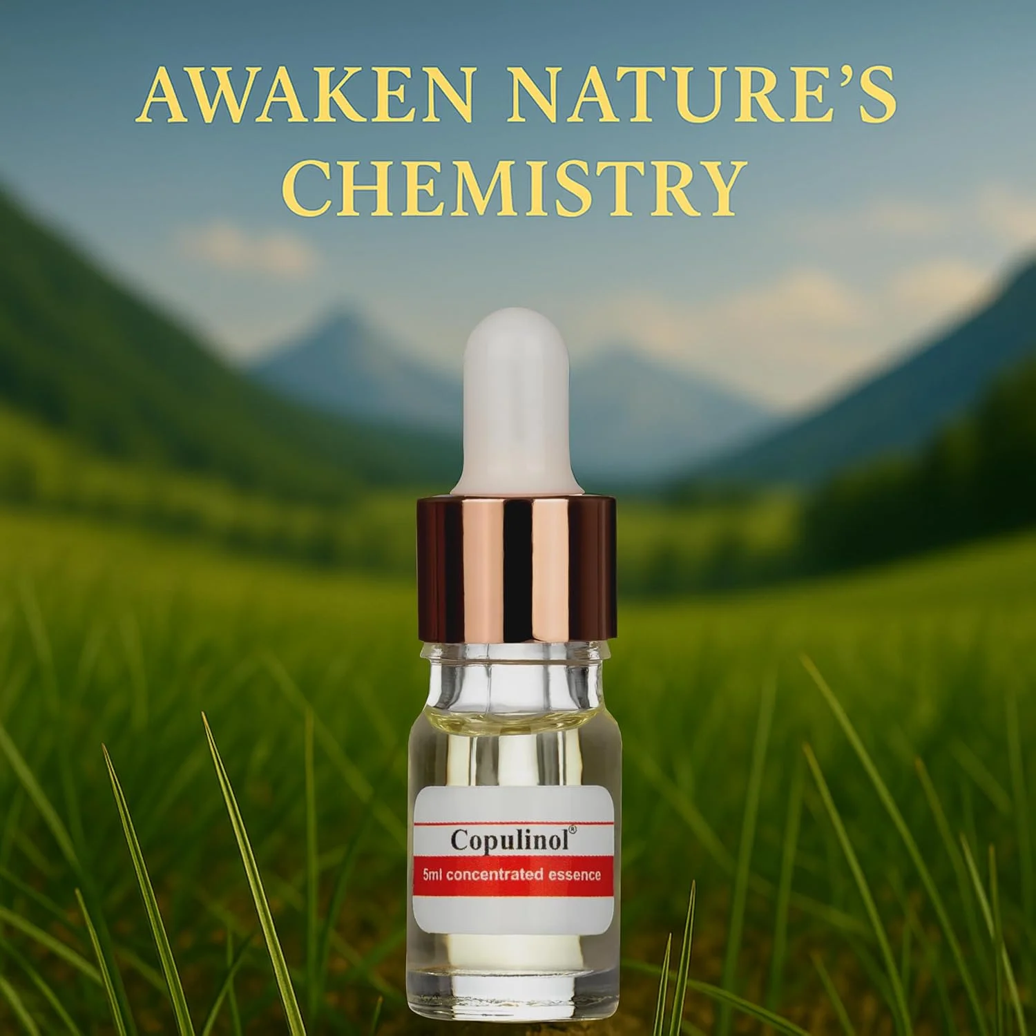 Pherolec Global دنبال حواس خود باشید... COPULINOL 100% فرمون برای زنان - قدرت فوق العاده - عطر زنانه با رایحه ماندگار - اندازه مسافرتی - 5 میلی لیتر