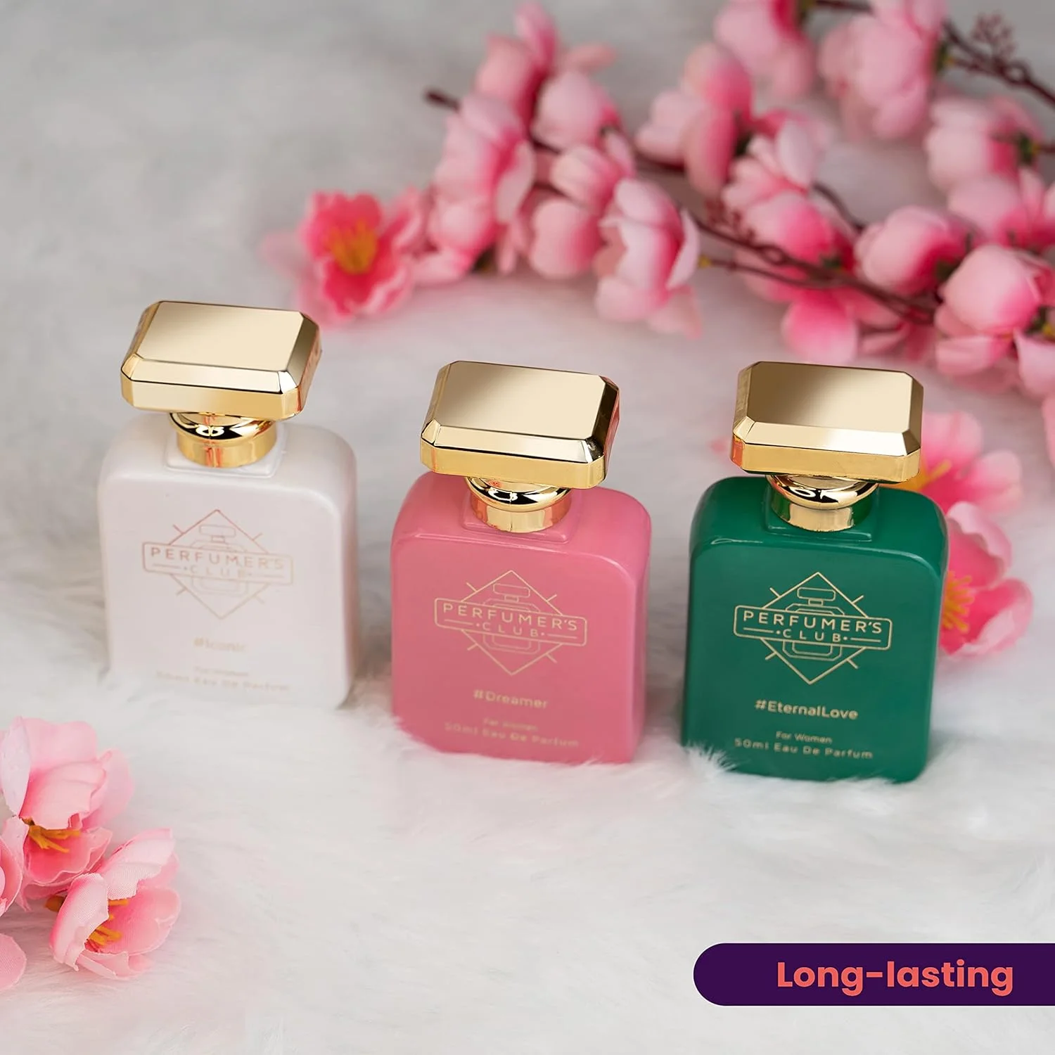 ست هدیه عطر زنانه "بهترین عطر برای زنان" پرفیومرز کلاب شامل 3 عطر (Dreamer + EternalLove + Iconic) ماندگاری تا 24 ساعت (ادو پرفیوم) | هدیه برای دیوالی || هدیه برای دیوالی | هدیه راکی برای برادر | دوستی ست هدیه عطر زنانه "بهترین عطر برای زنان" پرفیومرز کلاب شامل 3 عطر (Dreamer + EternalLove + Iconic) ماندگاری تا 24 ساعت (ادو پرفیوم) | هدیه برای دیوالی || هدیه برای دیوالی | هدیه راکی برای برادر | دوستی