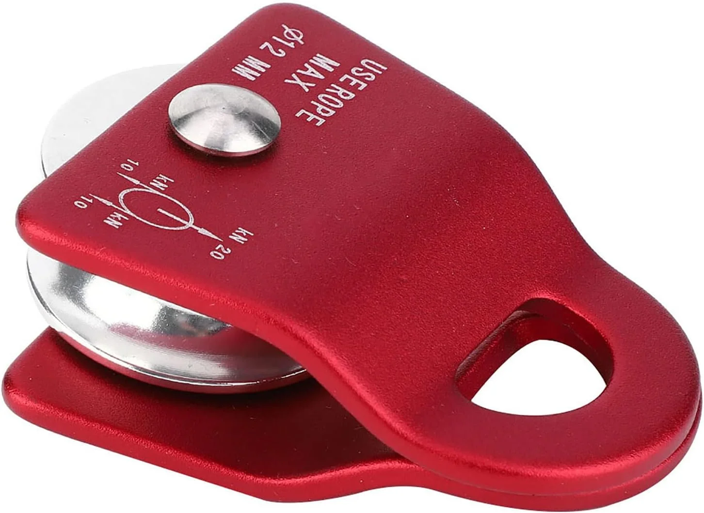 قرقره کوهنوردی عمومی، قرقره آلومینیوم هوانوردی کوچک با استحکام بالا برای صخره نوردی کوهنوردی (قرمز) قرقره کوهنوردی عمومی، قرقره آلومینیوم هوانوردی کوچک با استحکام بالا برای صخره نوردی کوهنوردی (قرمز)