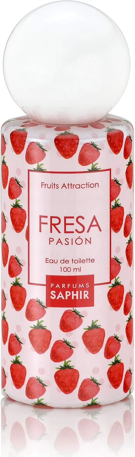 عطر زنانه پارفومز سفیر مدل Fruits Attraction Strawberry ادو تویلت اسپری 100 میلی لیتر