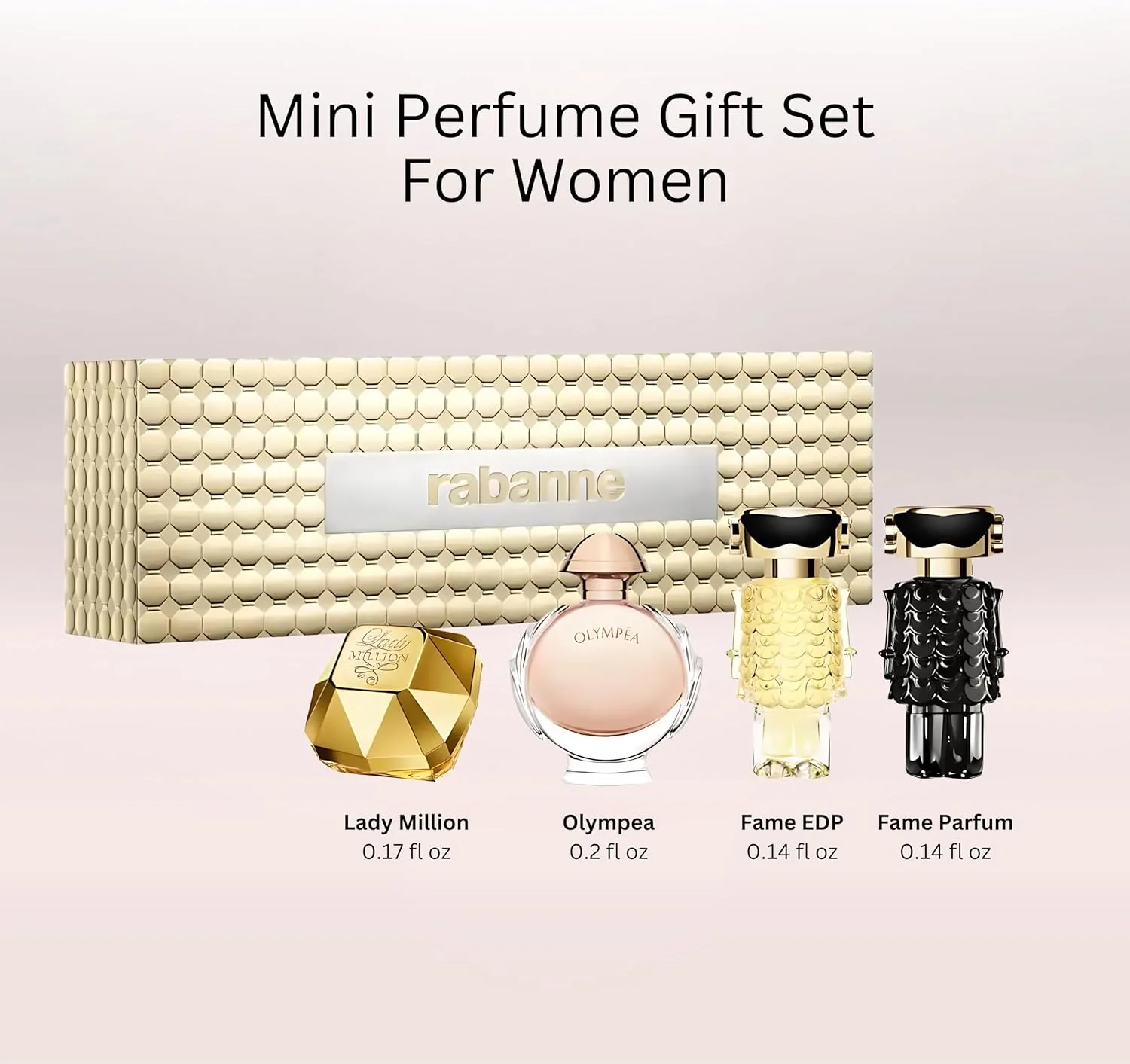 ست هدیه مینی عطر زنانه پاکو رابان - لیدی میلیون، المپیا، فیم ادت، فیم پرفیوم