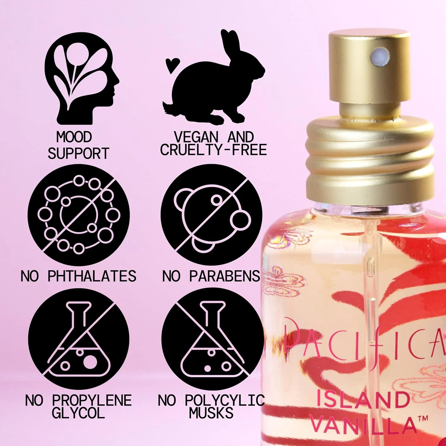 عطر زنانه پاسیفیکا مدل Island Vanilla حجم 30 میلی لیتر