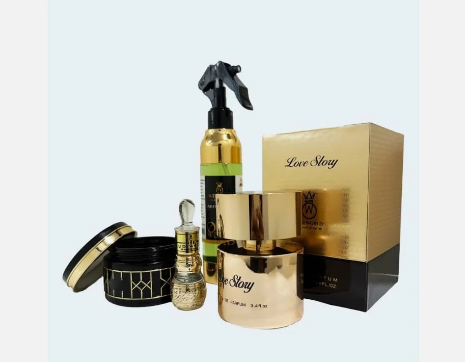 ست هدیه عطر داستان عشق عود ورلد - مجموعه عطر رمانتیک | عطرهای ماندگار برای زوج ها | دوتایی عطر خوشبو یونیسکس | هدیه ایده آل ولنتاین، سالگرد، عروسی