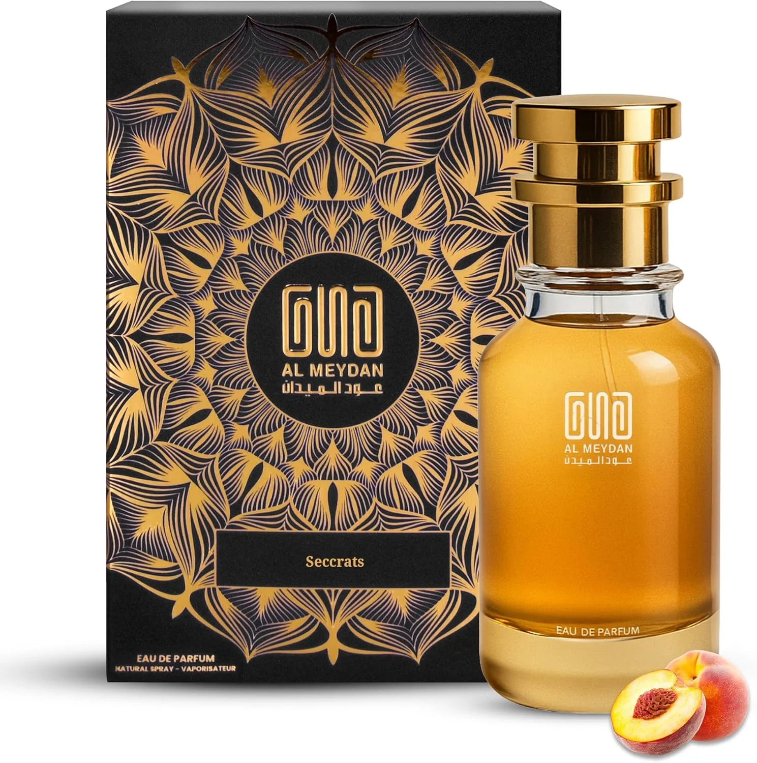 عطر روغنی عود المیدان زنانه – مشابه رایحه سکریتس – عطر روغنی بدون الکل با رایحه گل و میوه، شکوفه سیب، رز و مشک – ماندگاری طولانی 10-12 ساعت (30 میلی لیتر)